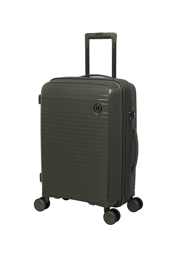 It Luggage Spontaneous Trolley Case 55cm  Olive Night