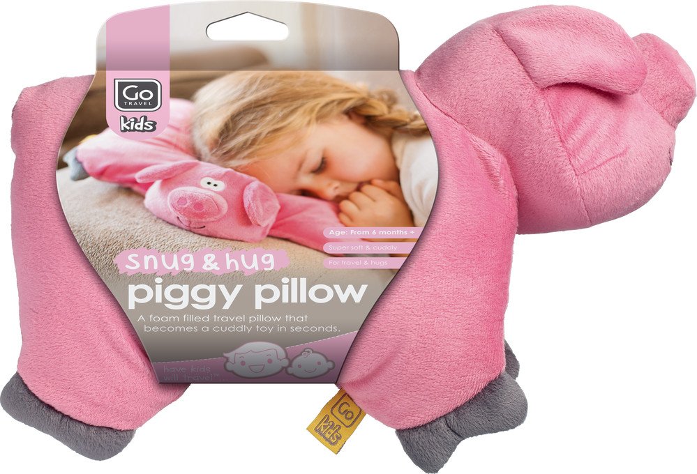 GO TRAVEL Pig Folding Pillow