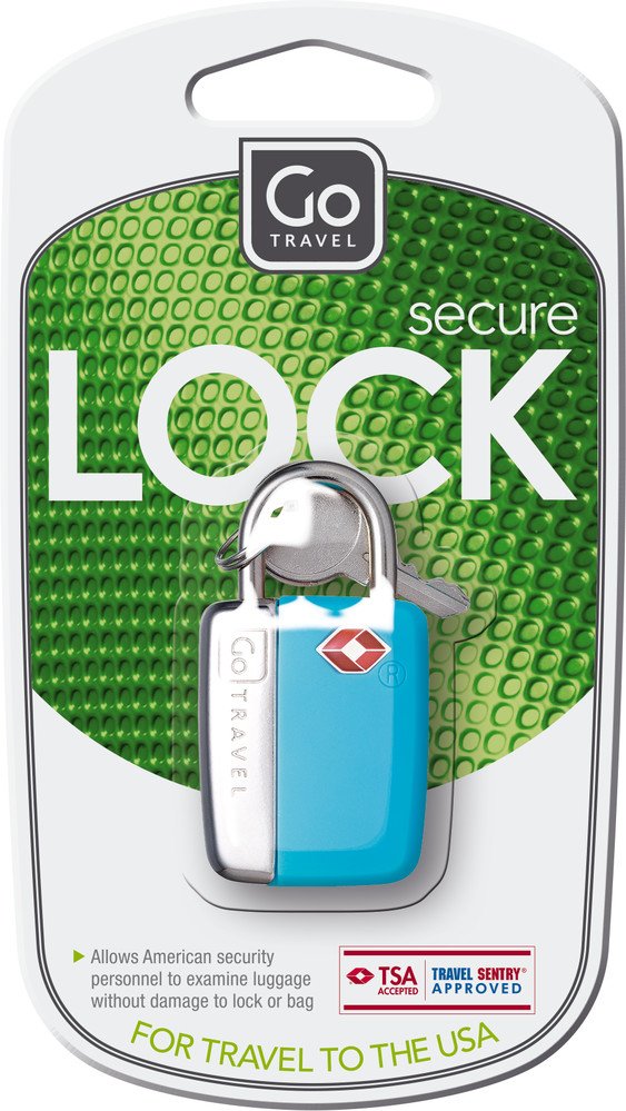Go Travel TSA Secure Key Padlock  (Blue)