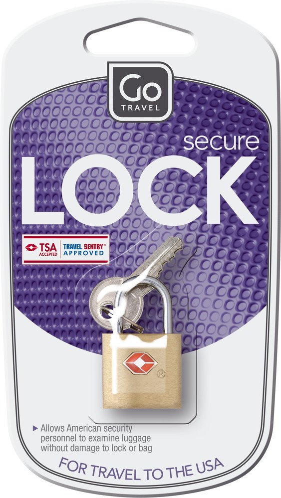 GO Travel  Brass TSA Keylock