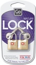 GO Travel  2 Brass TSA Keylocks