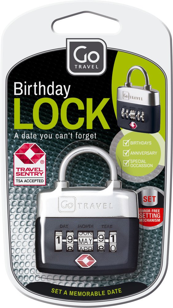 GO TRAVEL Birthday Lock