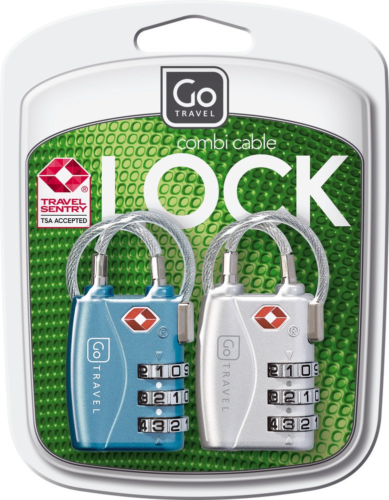Go Travel TSA Combi Cable Padlocks