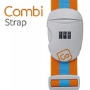 Go Travel Combi Luggage Strap (Blue/Orange)