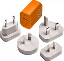 Go Travel Worldwide USB-A & USB-C GaN Charger 65W
