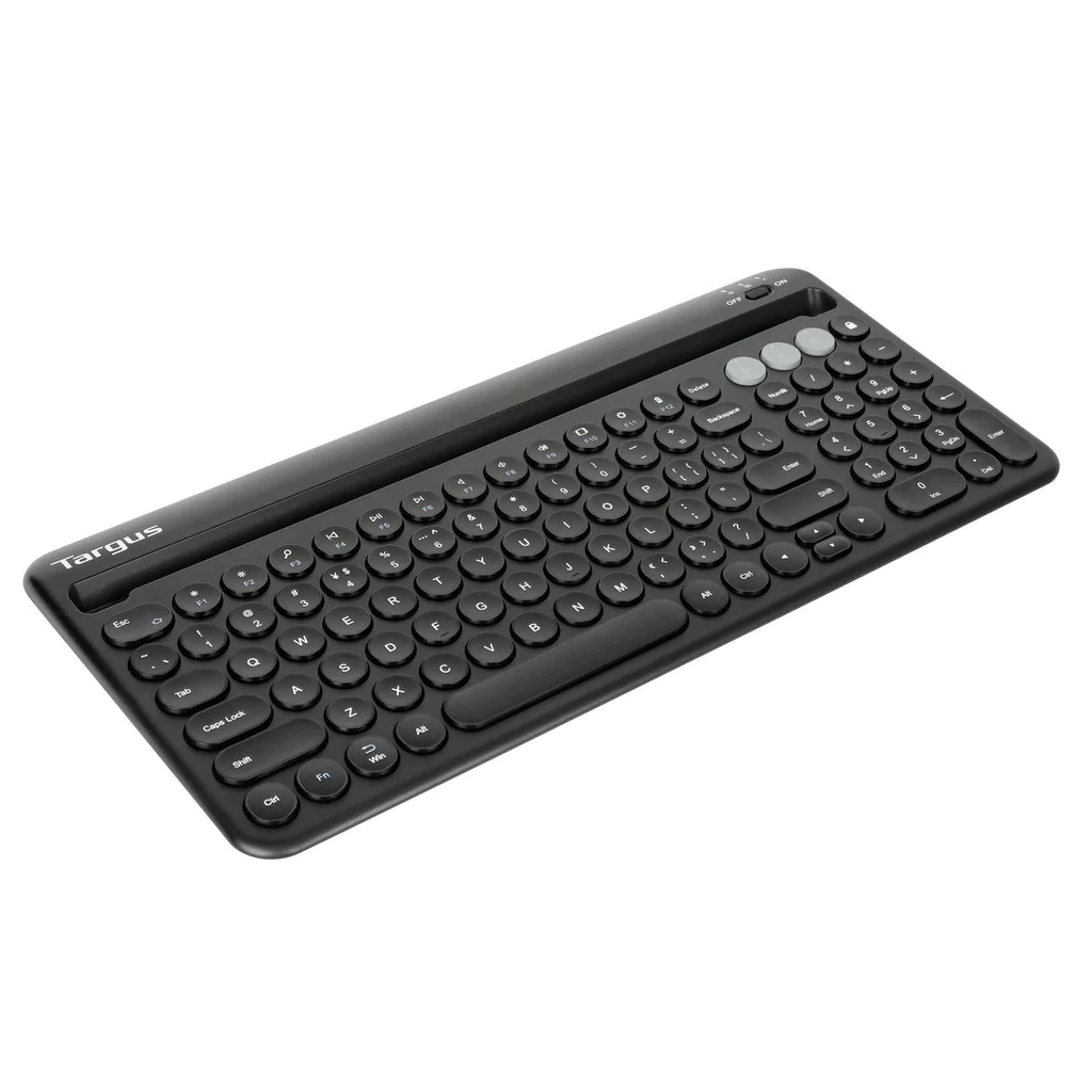 [AKB867US] Targus Multi-Device Bluetooth® Antimicrobial Keyboard with Tablet/Phone