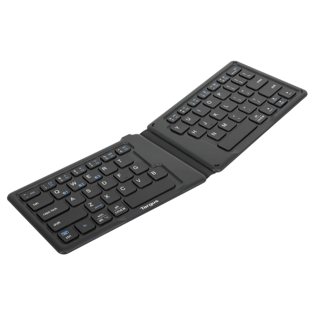 [AKF003US] Targus Ergonomic Foldable Bluetooth® Antimicrobial Keyboard, Black