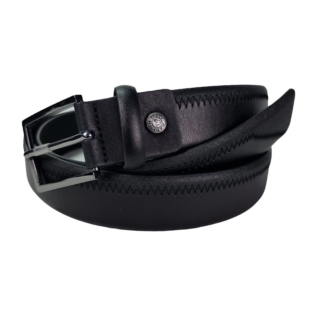 [20304101] Roncato Prestige 4.0 Cinturon Cuero 3.5cm Negro
