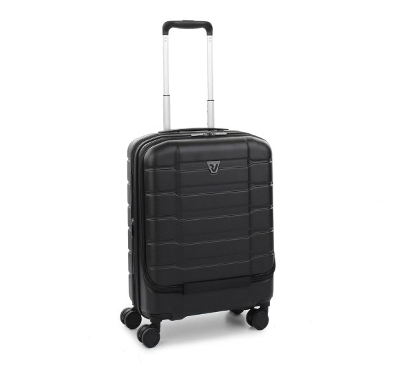 Roncato Trolley 4R Exp. C/Tasca Porta PC & USB BIZ 4.0 Nero 55cm