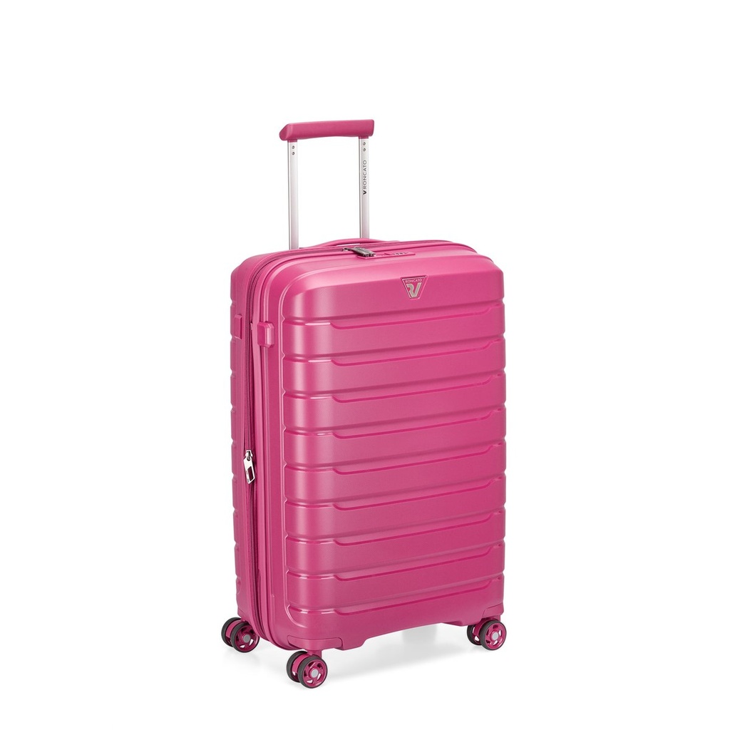 [41818239] Roncato Trolley 4R Exp. Butterfly Magenta 67cm