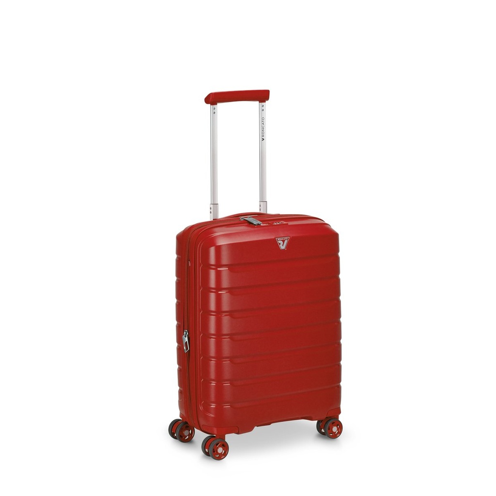 [41818309] Roncato Trolley 4R Exp. Butterfly Rosso 55cm