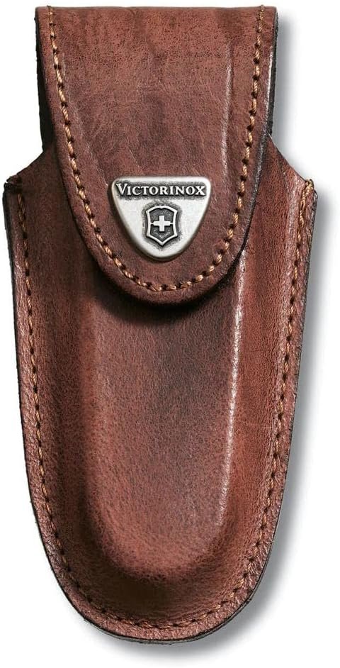 CE 2005 ESTUCHE CINTURON PIEL C/BOTON 91MM MARRON