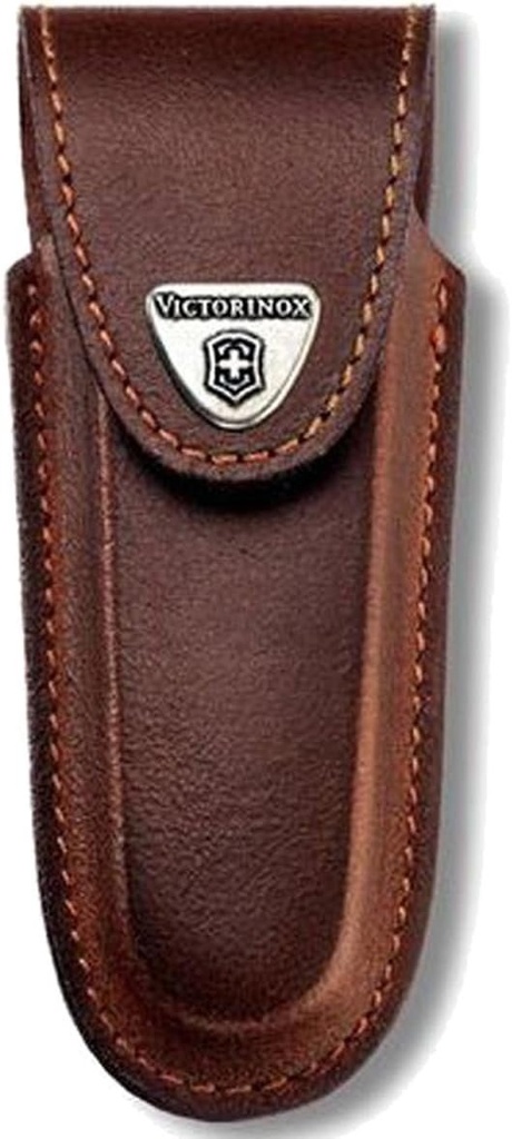 CE 2005 ESTUCHE CINTURON PIEL C/BOTON 91MM MARRON