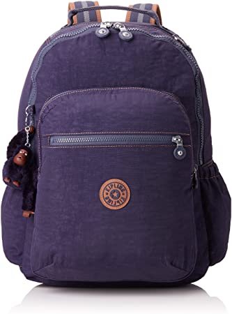 Kipling Seoul Go L Backpack Blue Tan Block