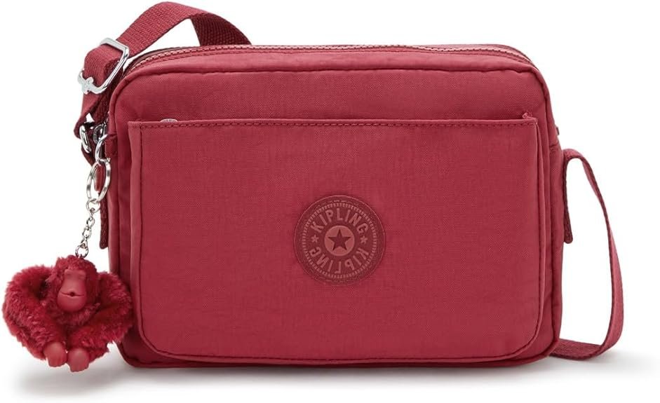 KIPLING ABANU M CROSSBODY BAGS Funky Red