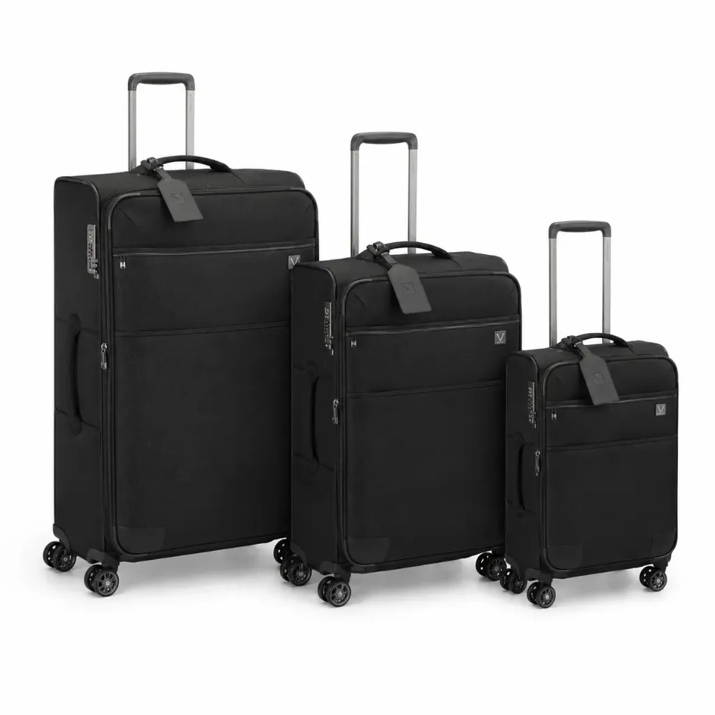 Roncato Set 3 Trolley Uno Soft 3.0 Nero